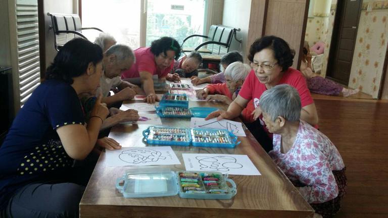 8월 4일 미술프로그램과 폐활량 