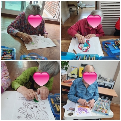 그룹미술 프로그램입니다. 21.4.27