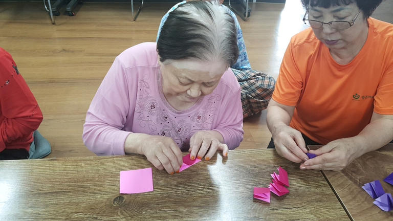 2018년 7월 19일 종이접기 프로그램