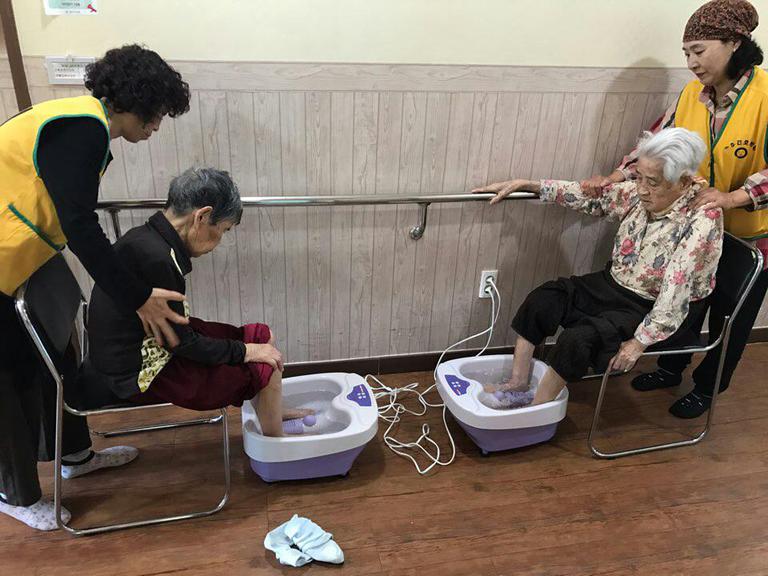 17년 5월 19일 족욕 프로그램