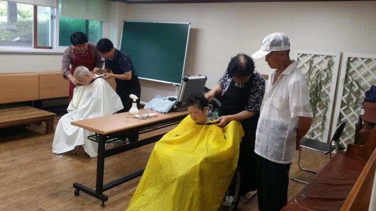 17년 7월 8일 이미용 봉사